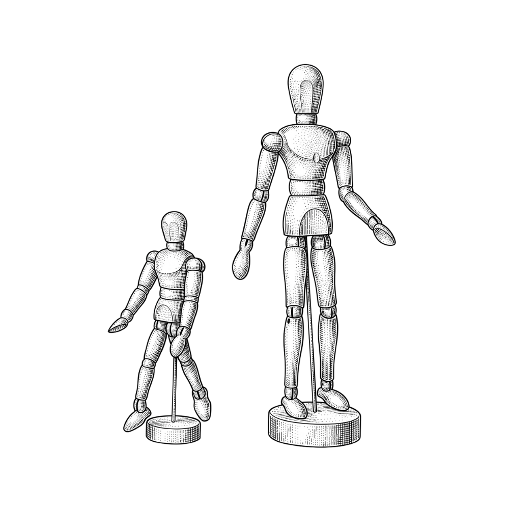 Modelgínur