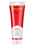 Caran d'Ache Akrýl 250ml Scarlet Red