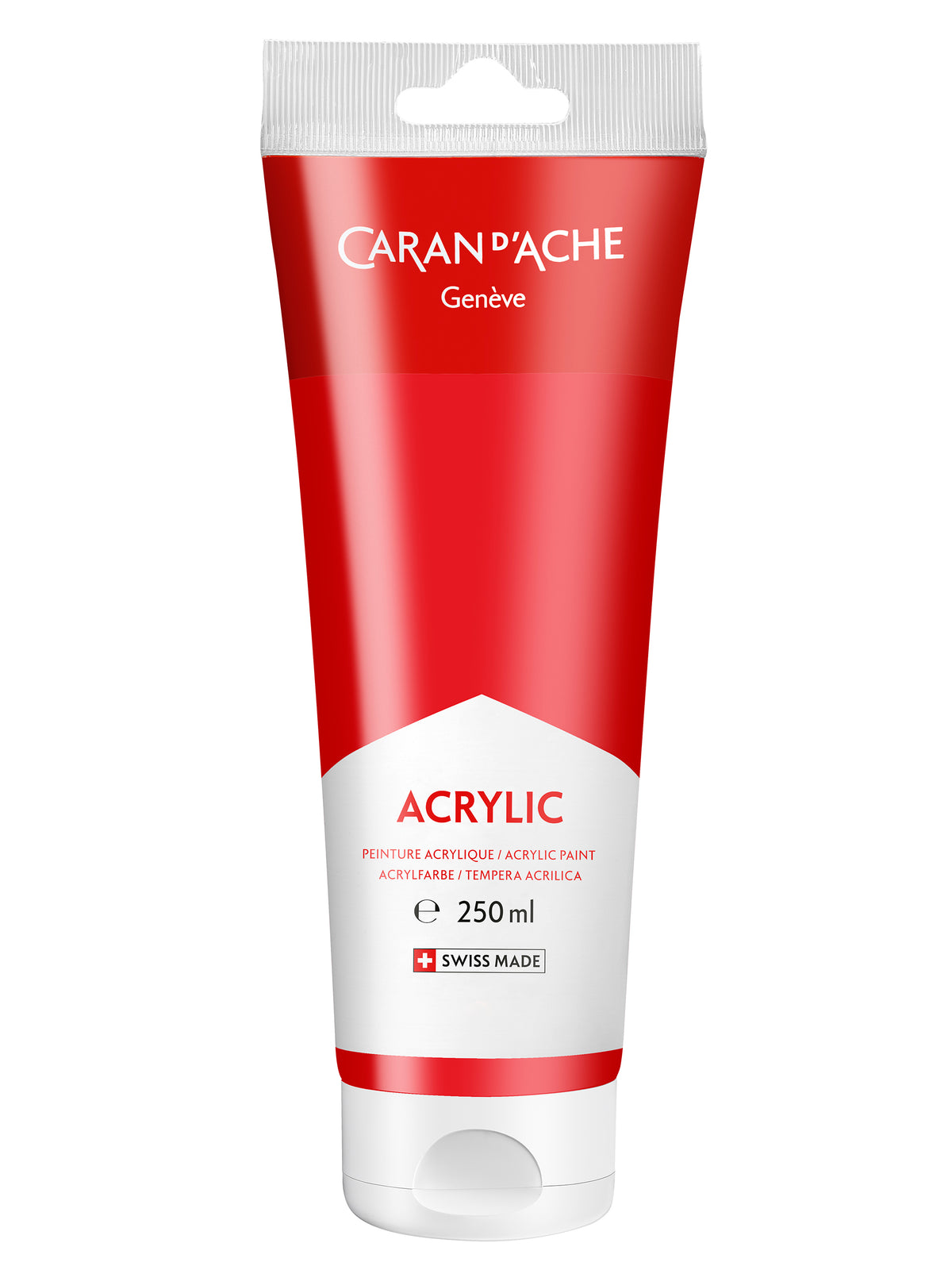 Caran d'Ache Akrýl 250ml Scarlet Red