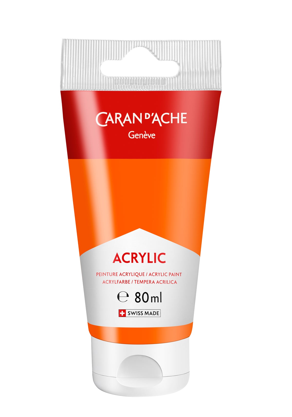 Caran d'Ache Akrýl 80ml Reddish Orange