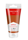 Caran d'Ache Akrýl 80ml Burnt Sienna