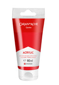 Caran d'Ache Akrýl 80ml Scarlet Red