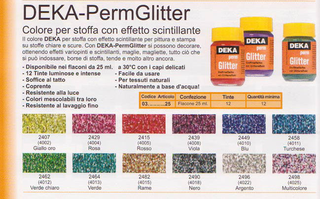 DEKA perm glitter.