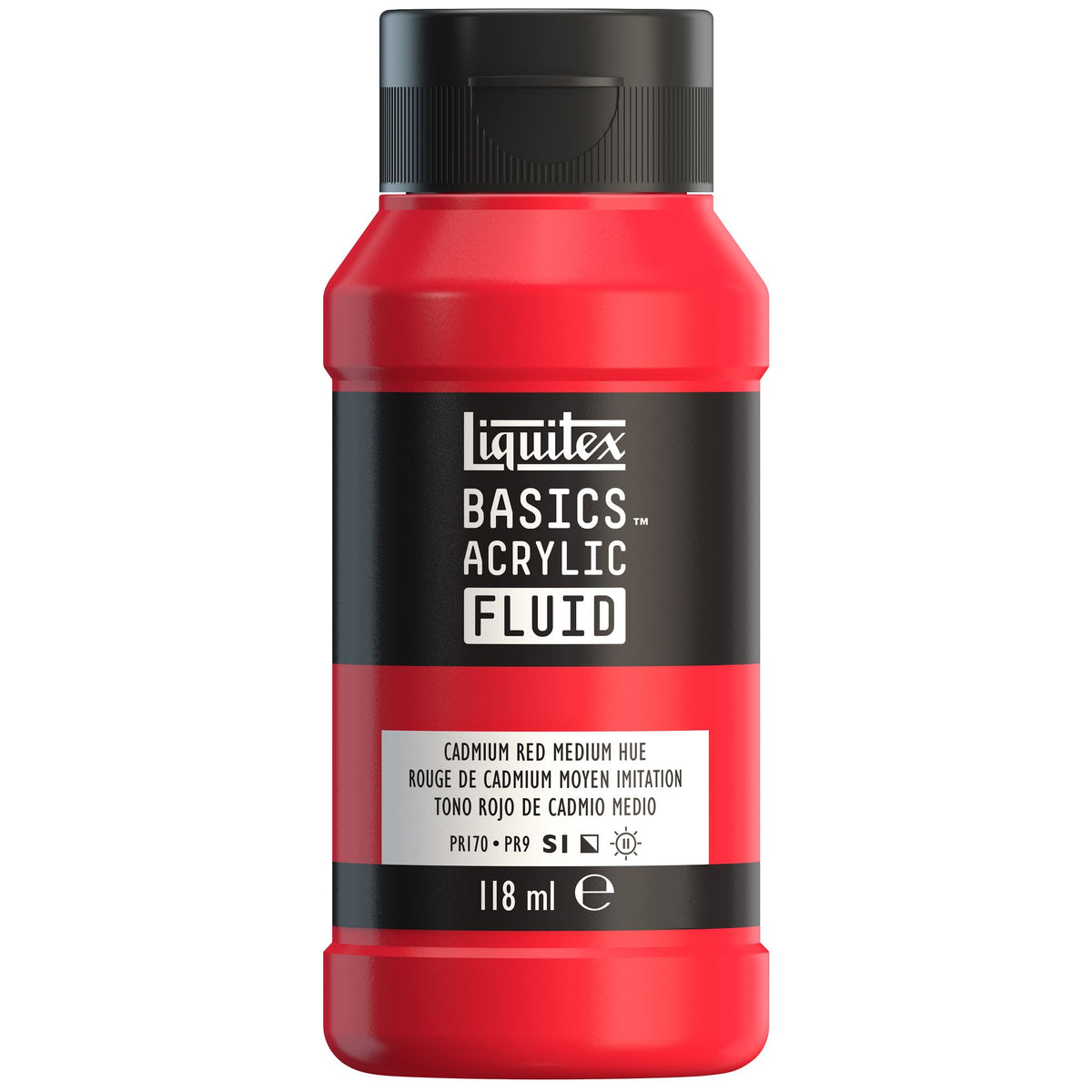 Liquitex Fluid Akrýl 118ml Cadmium Red Medium Hue
