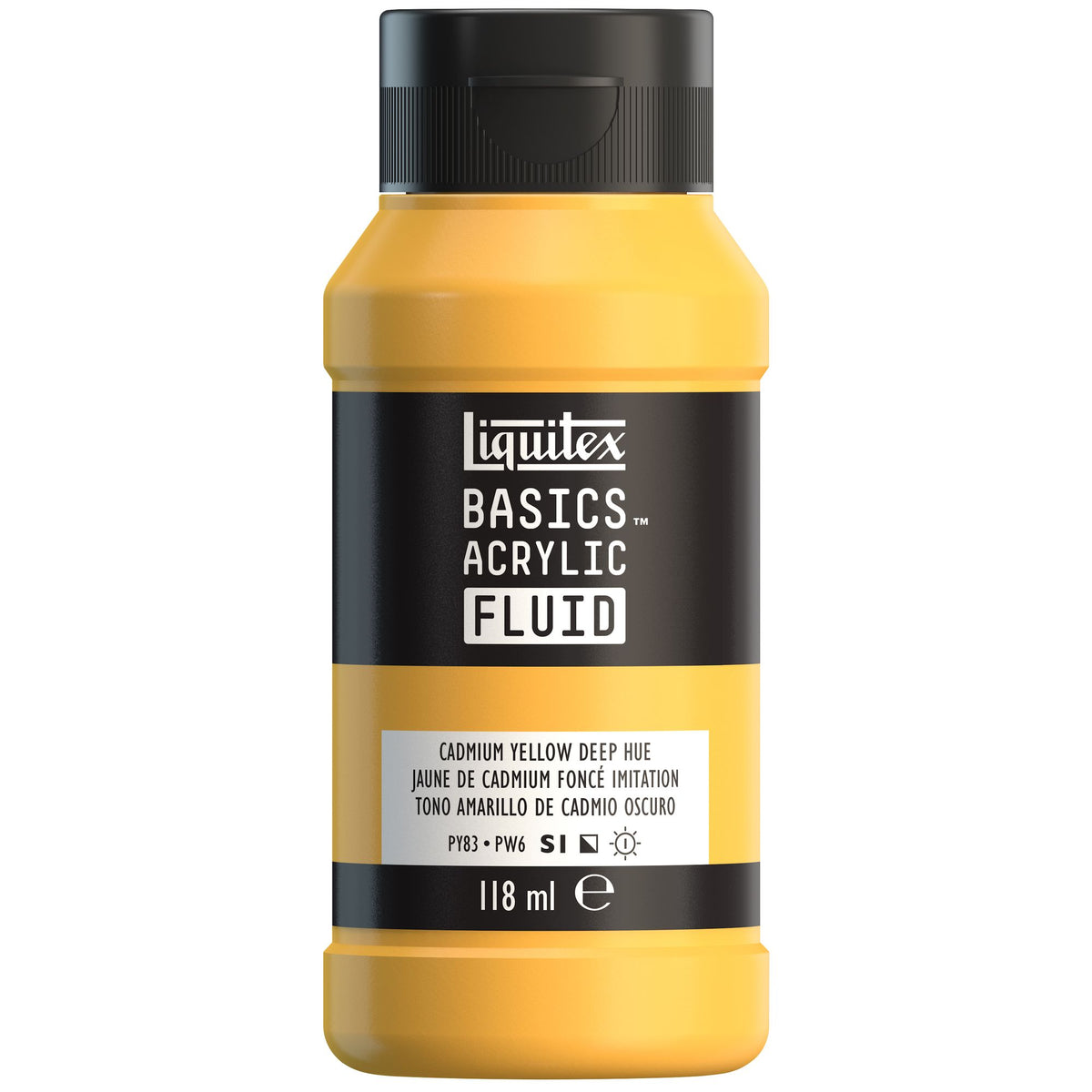 Liquitex Fluid Akrýl 118ml Cadmium Yellow Deep Hue