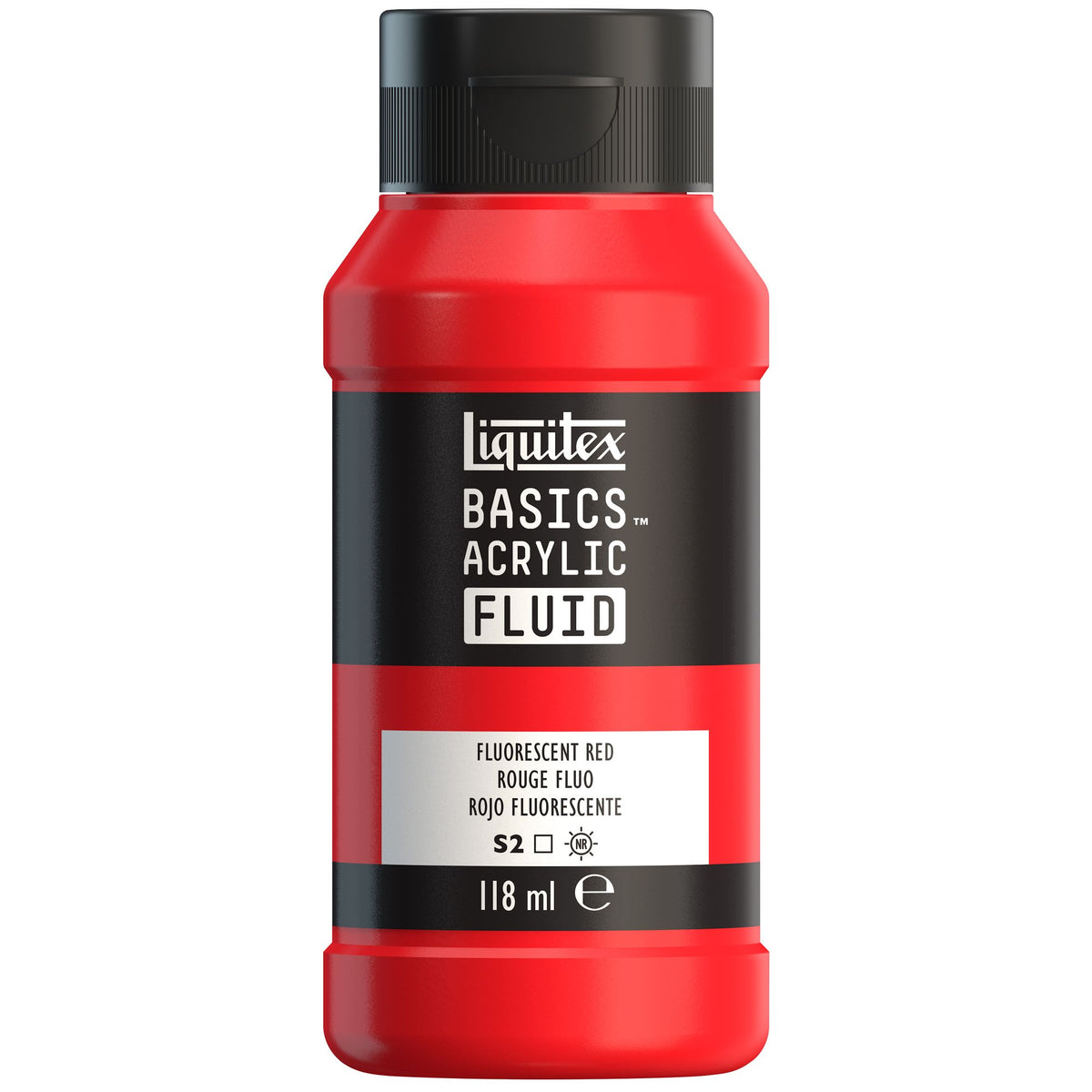 Liquitex Fluid Akrýl 118ml Fluorescent Red
