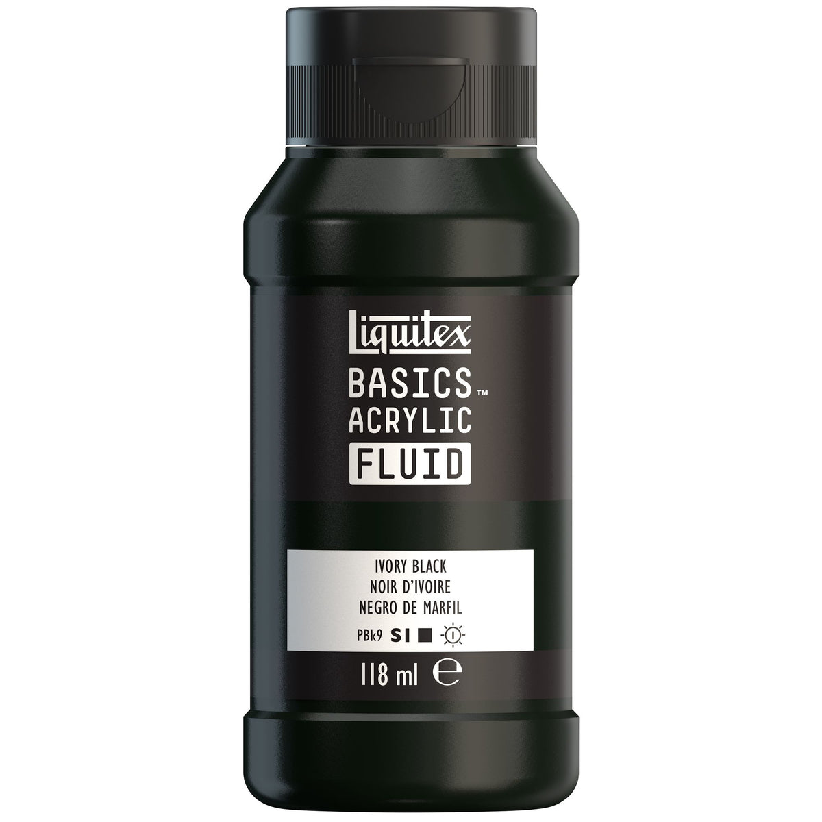 Liquitex Fluid Akrýl 118ml Ivory Black