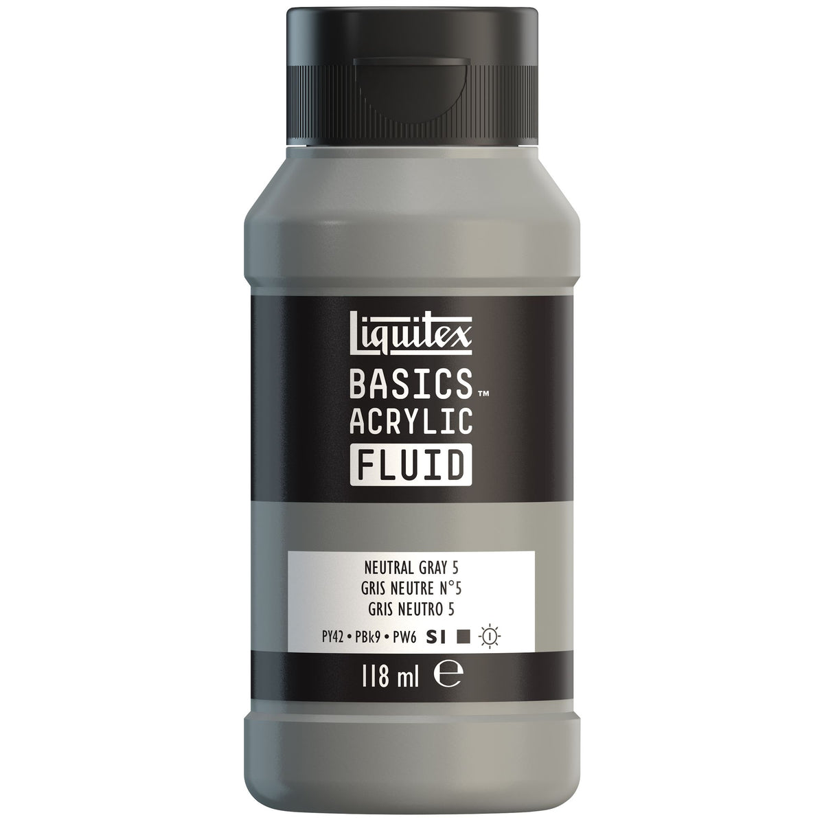 Liquitex Fluid Akrýl 118ml Neutral Gray 5