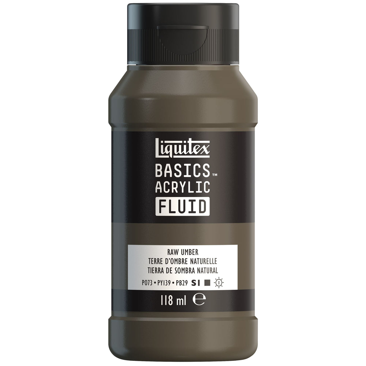 Liquitex Fluid Akrýl 118ml Raw Umber