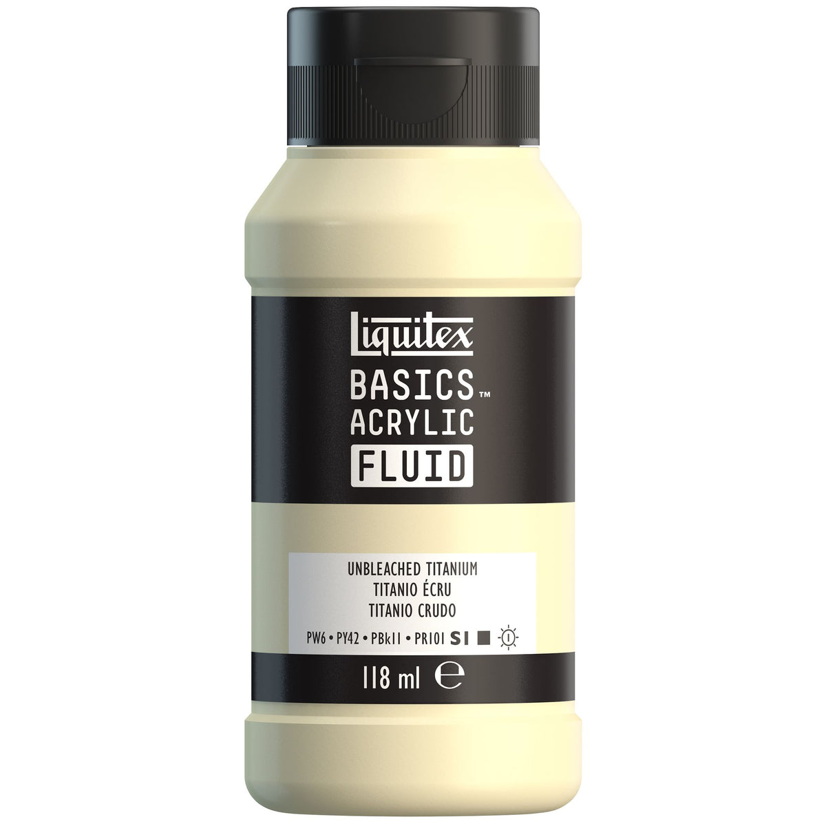 Liquitex Fluid Akrýl 118ml Unbleached Titanium