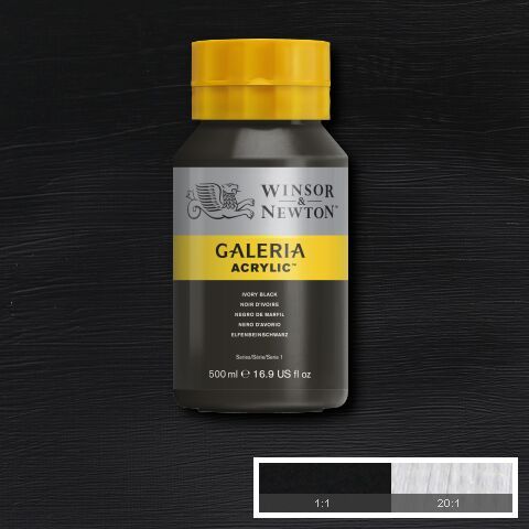 Galería Akrýl 500ml Ivory Black