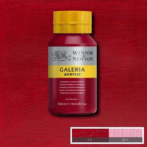 Galería Akrýl 500ml Permanent Alizarin Crimson