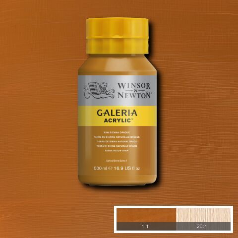 Galería Akrýl 500ml Raw Sienna Opaque