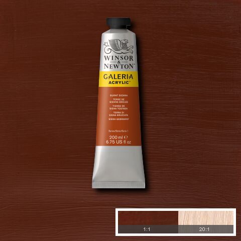 Galería Akrýl 200 ml Burnt Sienna