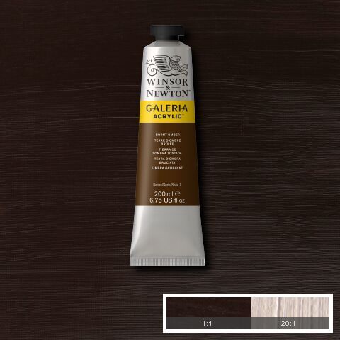 Galería Akrýl 200 ml Burnt Umber