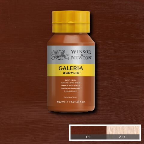 Galería Akrýl 500ml Burnt Sienna
