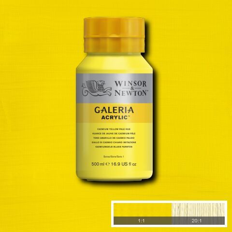 Galería Akrýl 500ml Cadmium Yellow Pale Hue