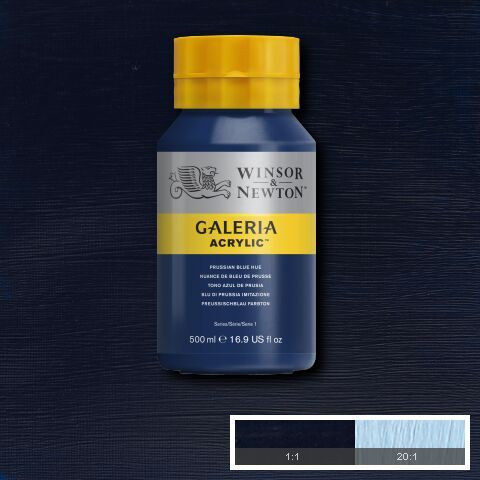 Galería Akrýl 500ml Prussian Blue Hue