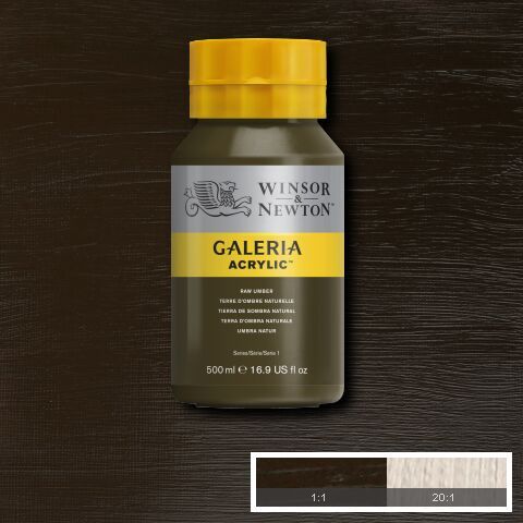 Galería Akrýl 500ml Raw Umber