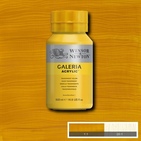 Galería Akrýl 500ml Transparent Yellow