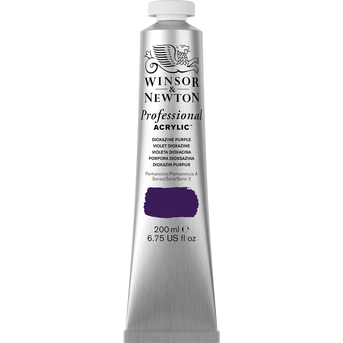 Professional Akrýl 200ml Dioxazine Purple