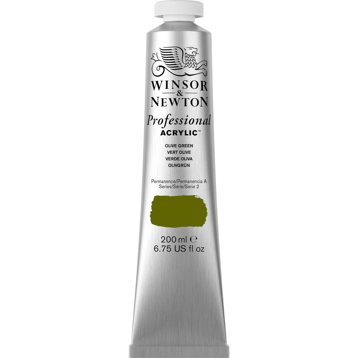 Professional Akrýl 200ml Olive Green