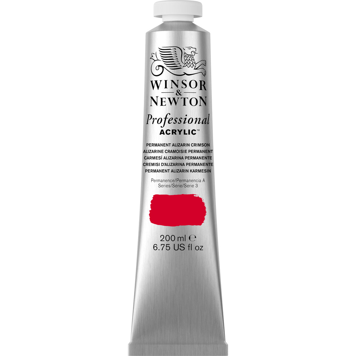 Professional Akrýl 200ml Permanent Alizarin Crimson