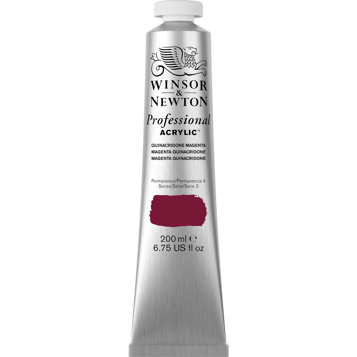 Professional Akrýl 200ml Quinacridone Magenta