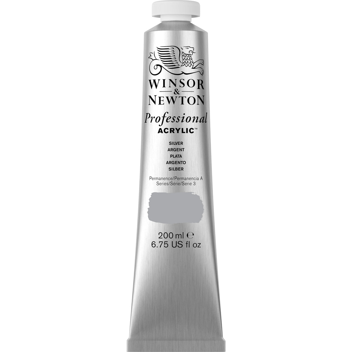 Professional Akrýl 200ml Silver