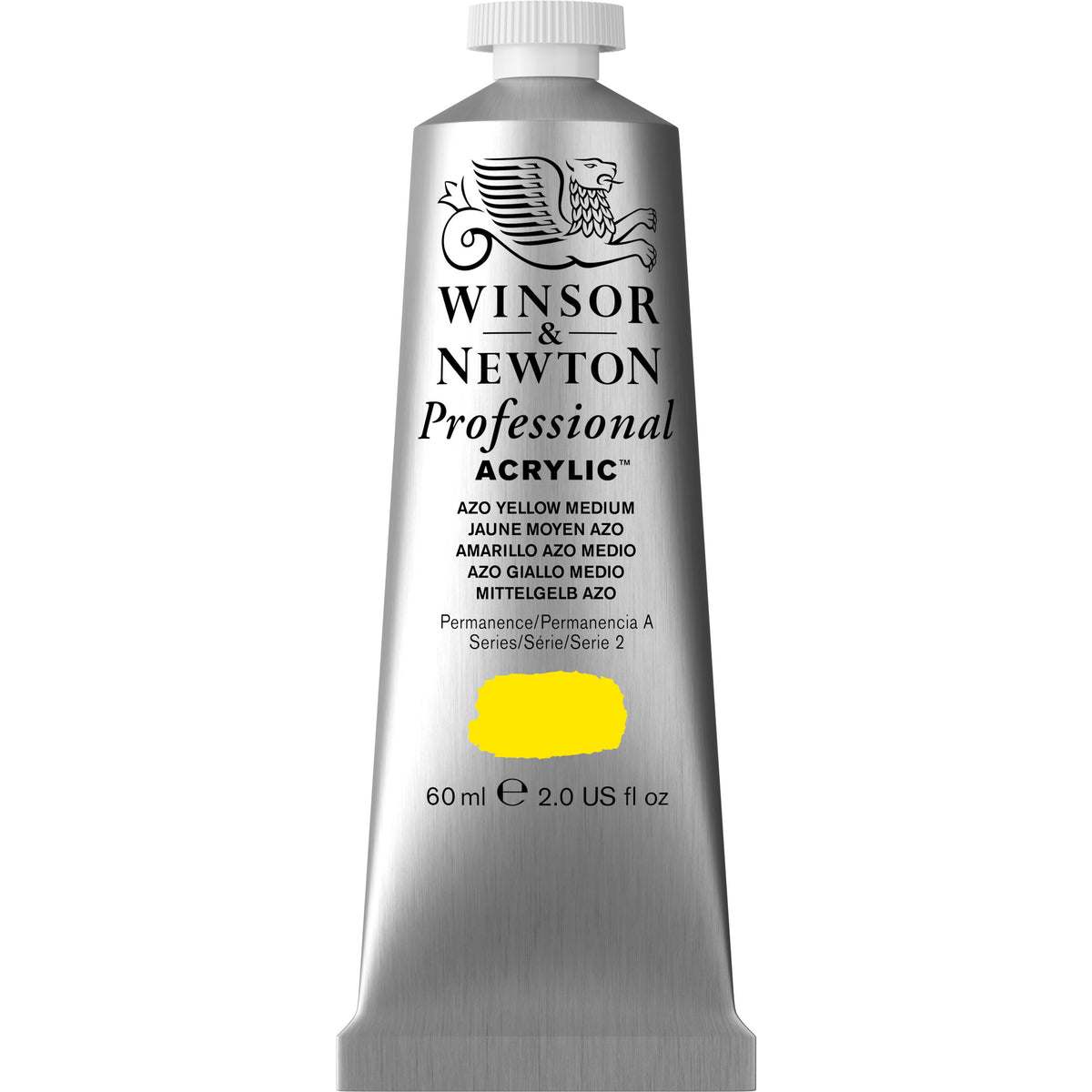 Professional Akrýl 60ml Azo Yellow Medium s.2