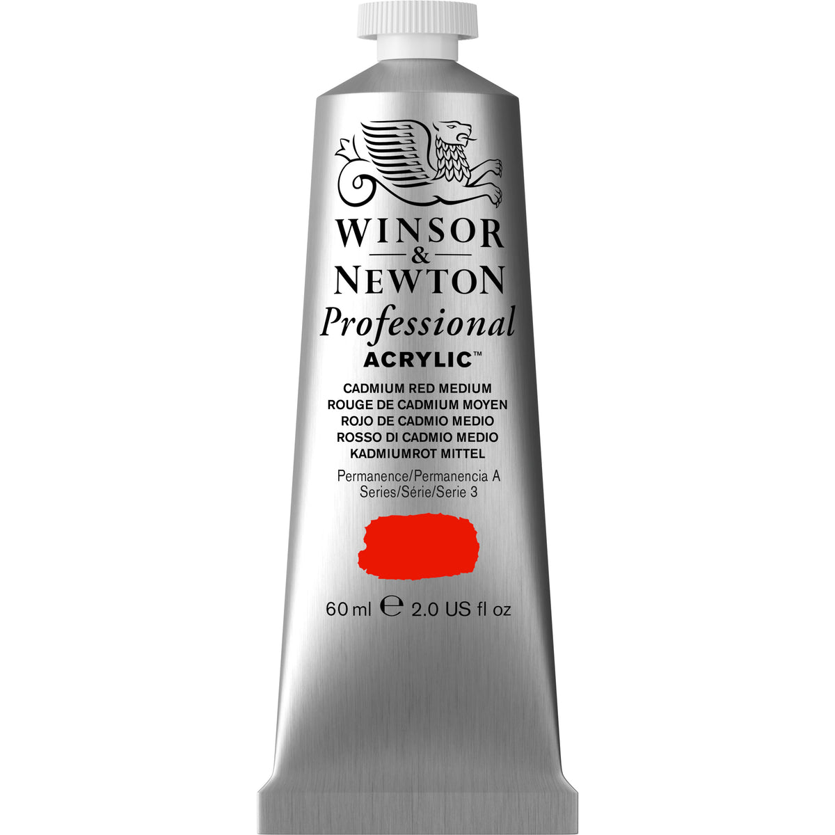 Professional Akrýl 60ml Cadmium Red Medium s.3