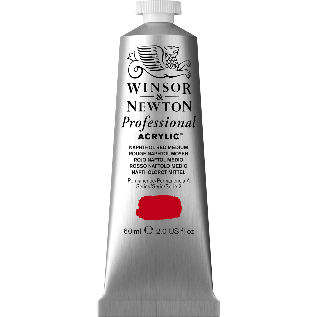 Professional Akrýl 60ml Naphthol Red Medium S.2