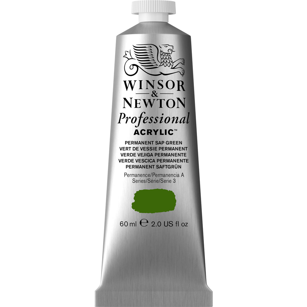 Professional Akrýl 60ml Permanent Sap Green S.3