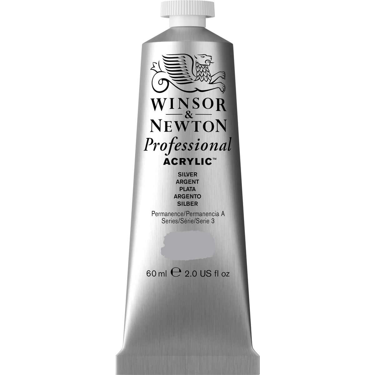 Professional Akrýl 60ml Silver S.3